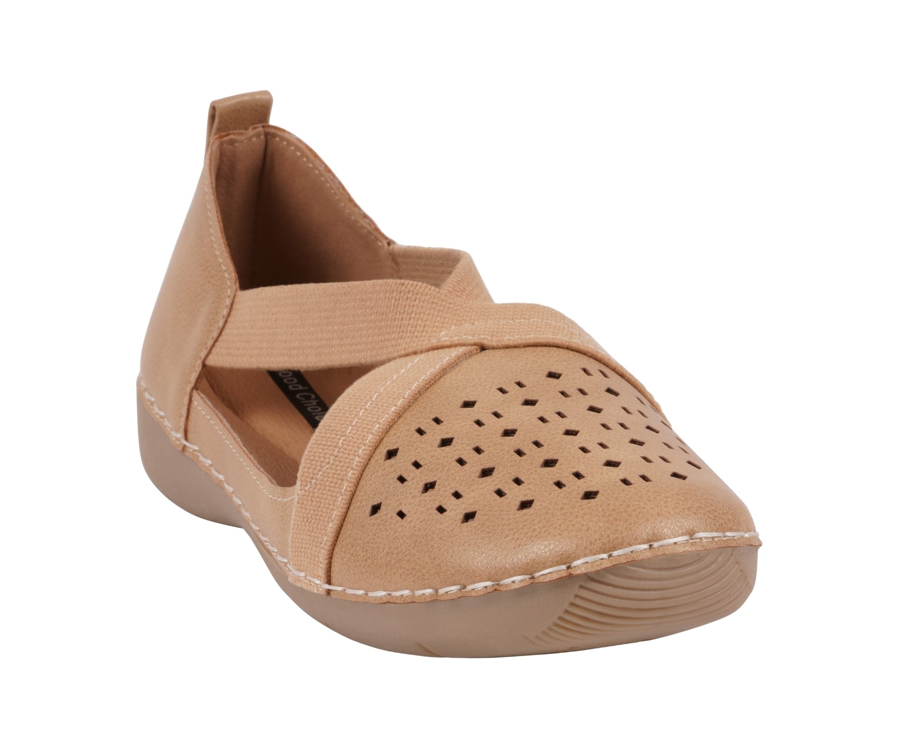 Women's Genny Tan Perforated Casual Flats