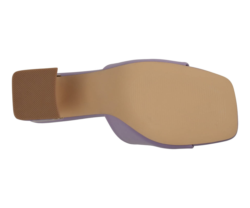 Women's Soho Lilac Square Toe Heeled Sandals