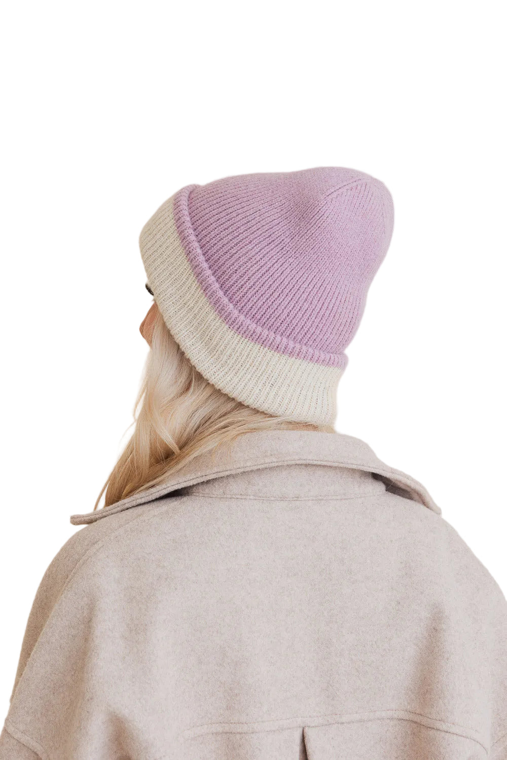 Essential Harmony Two-Tone Knit Beanie