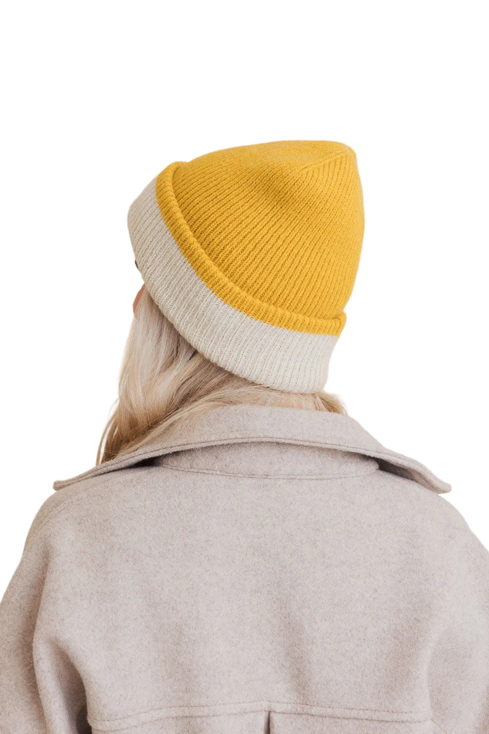 Essential Harmony Two-Tone Knit Beanie