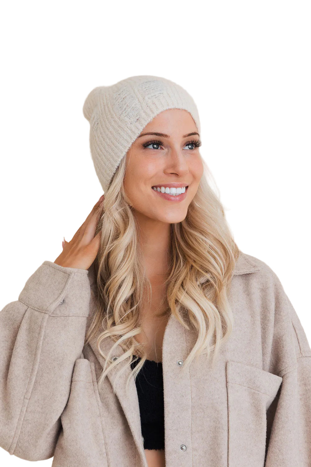 Rugged Edge Distressed Knit Beanie