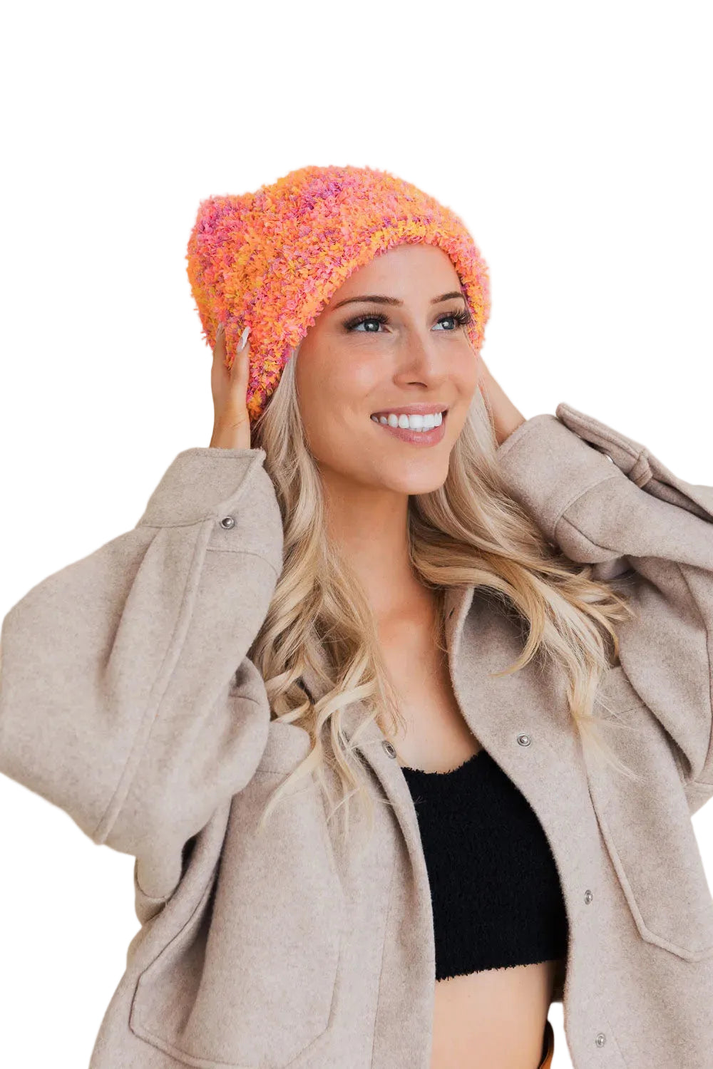 Fuzzy Fluff Toast Beanie