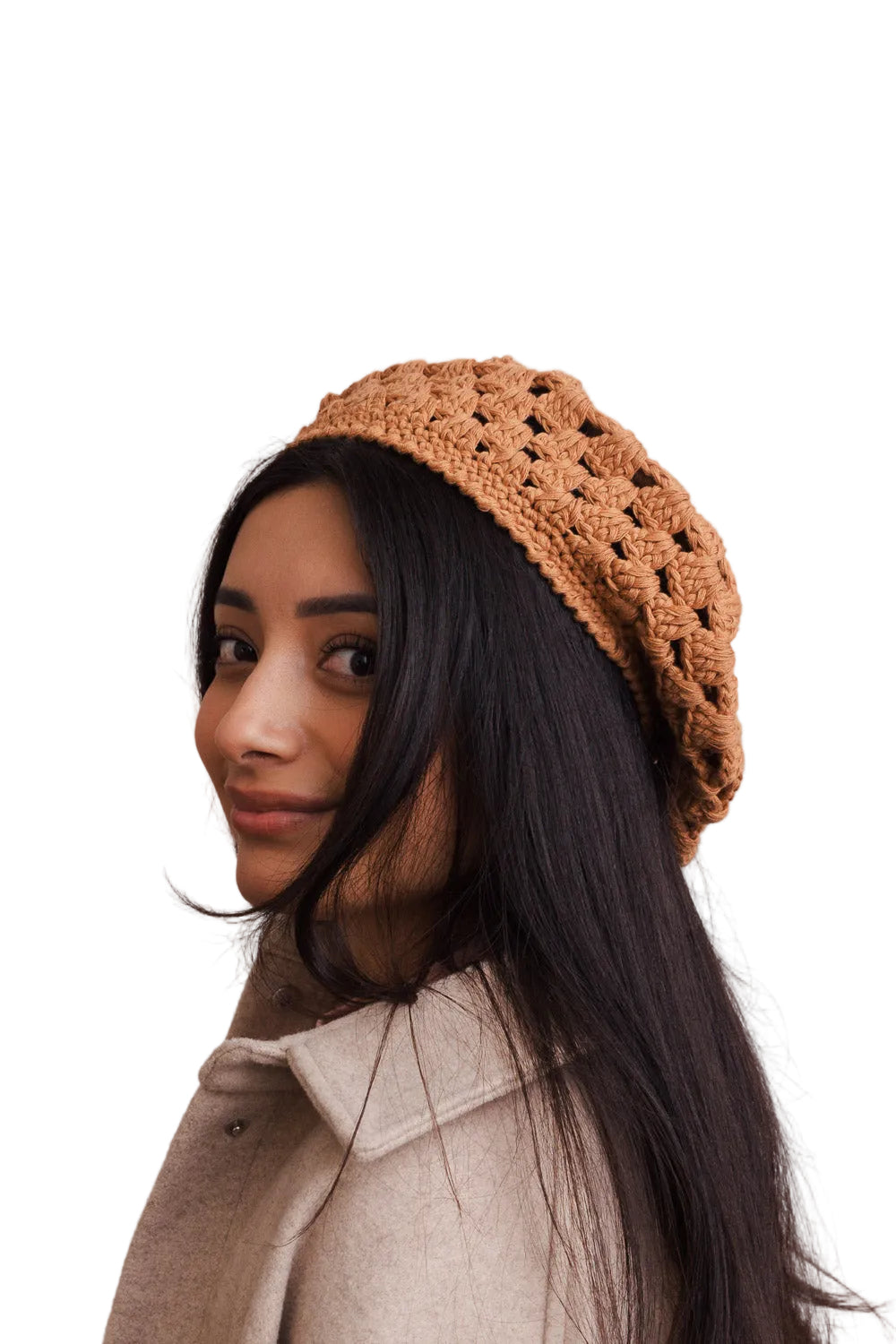 Darling Crochet Knitted Beret