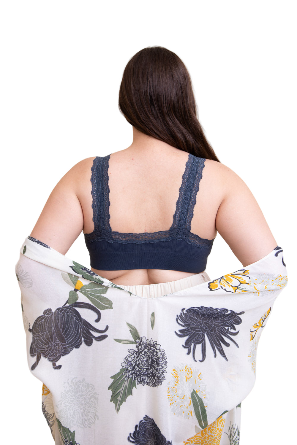 Lace Trim Padded Bralette Plus