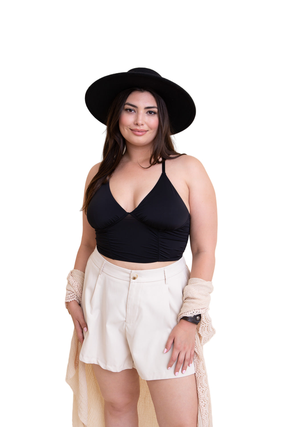 Ruched Bralette Plus