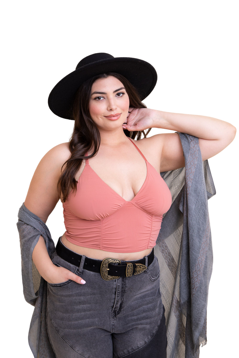 Ruched Bralette Plus