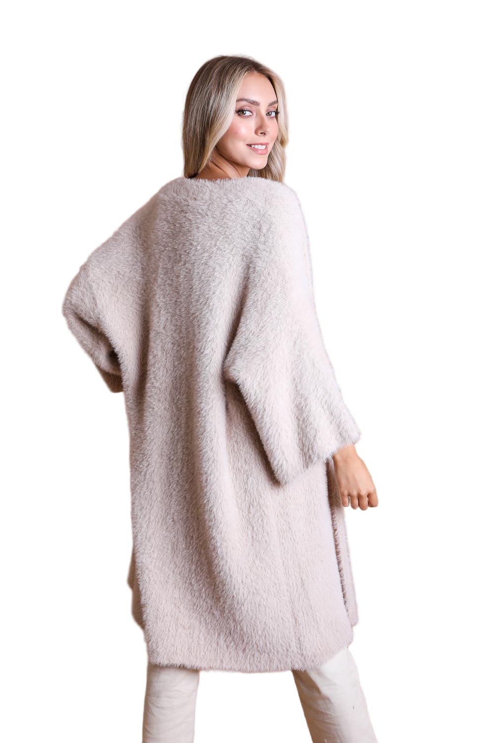 Ultra-Soft Luxe Mohair Knit Cardigan