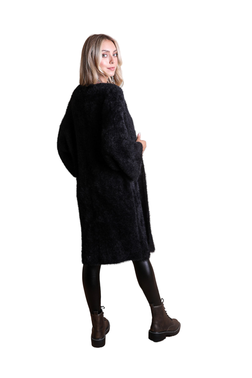 Ultra-Soft Luxe Mohair Knit Cardigan