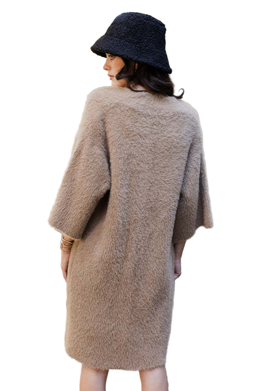 Ultra-Soft Luxe Mohair Knit Cardigan