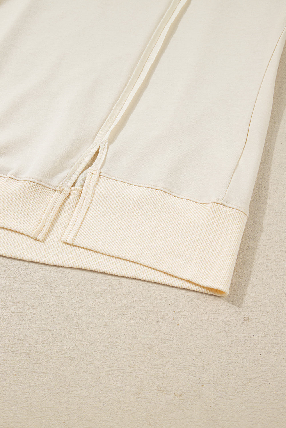 Beige Plus Size Plaid Patchwork Sleeve Pullover Top