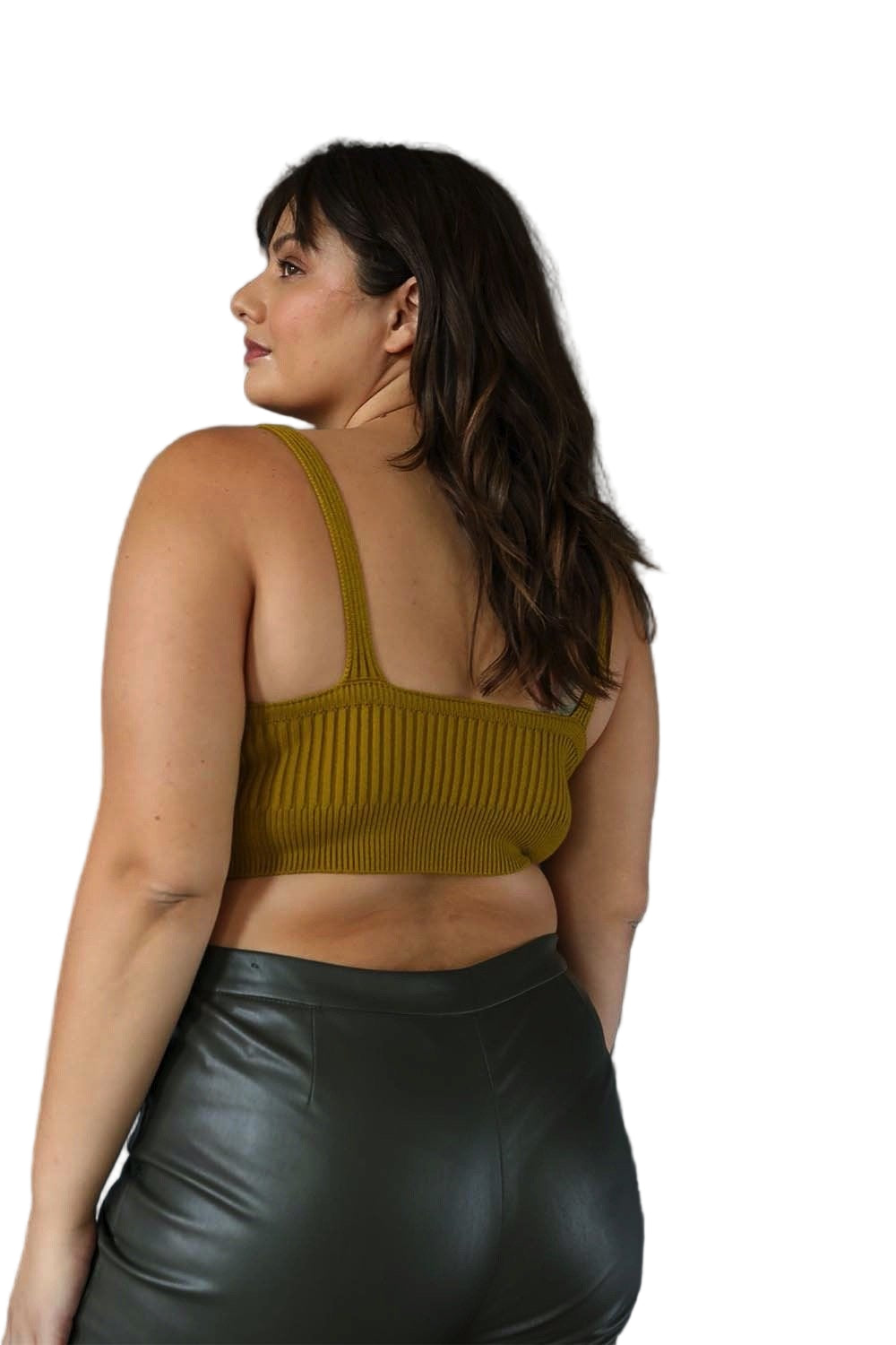 Contour Rib Knit Brami Plus