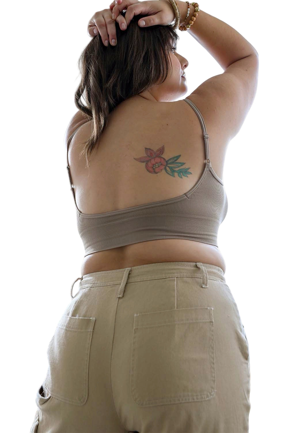 Low Back Seamless Bralette Plus