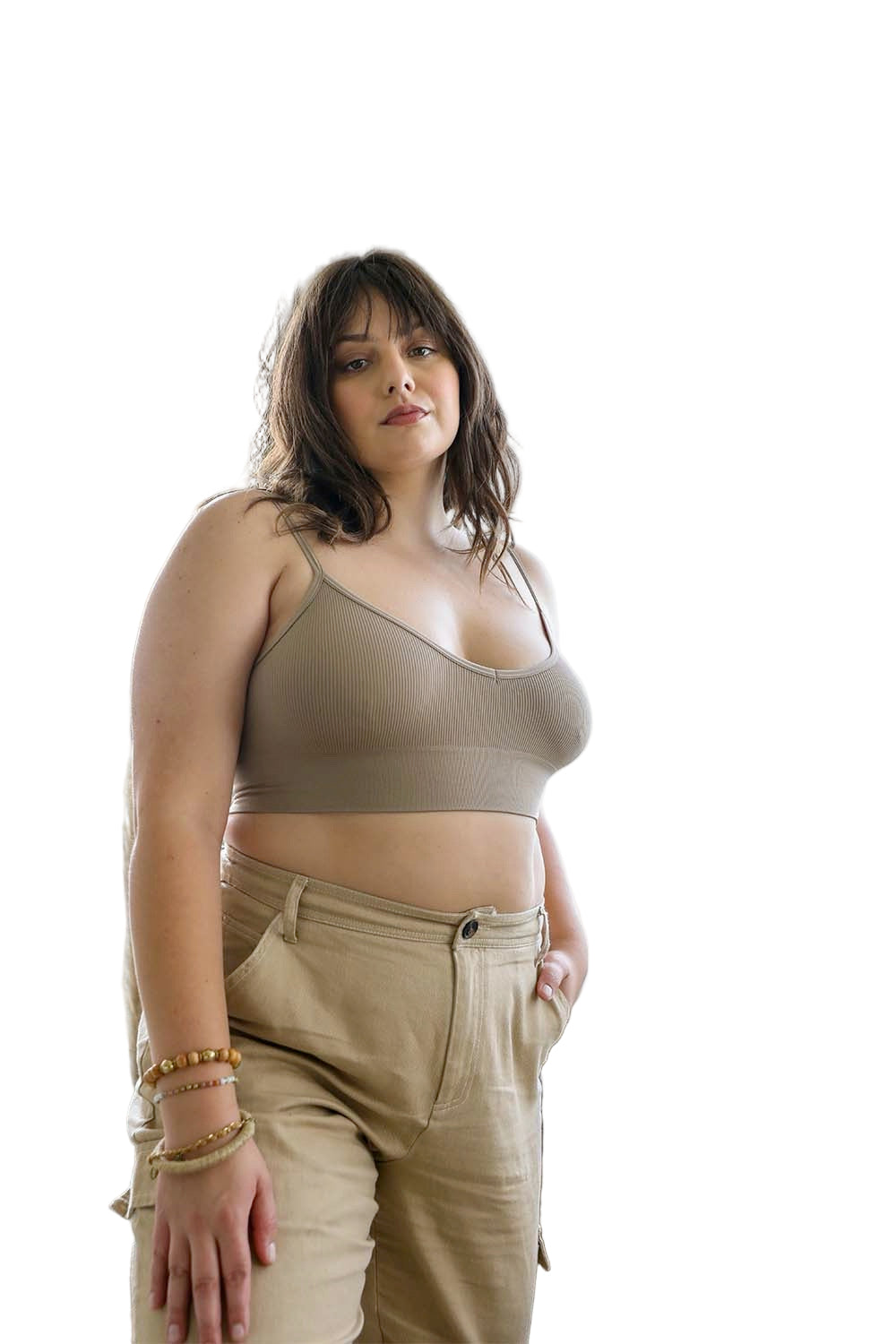 Low Back Seamless Bralette Plus