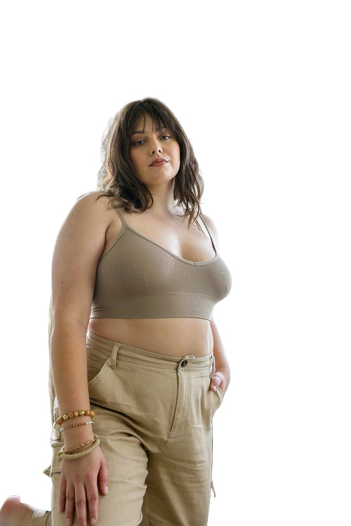 Low Back Seamless Bralette Plus