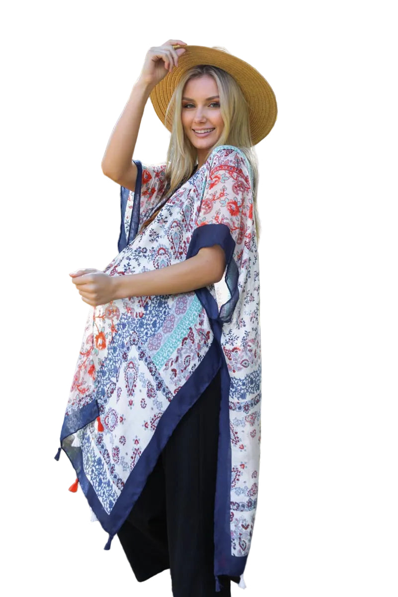 Paisley Floral Patchwork Kimono