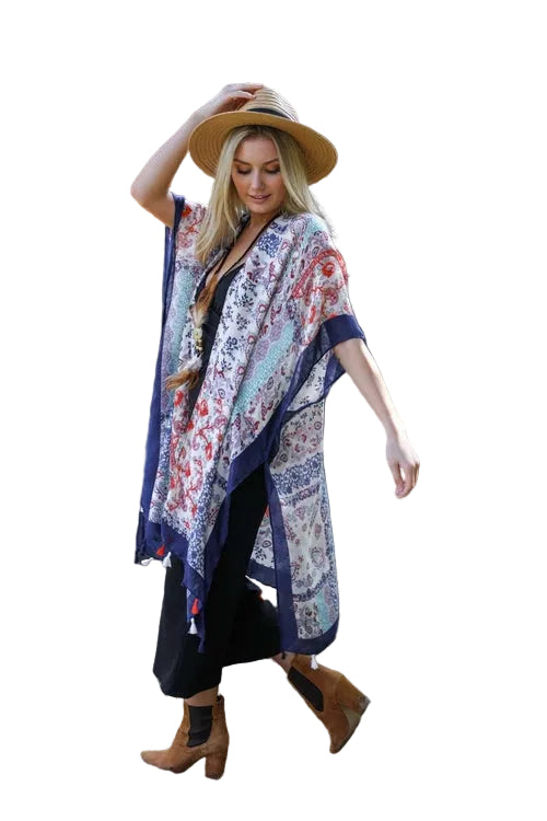 Paisley Floral Patchwork Kimono