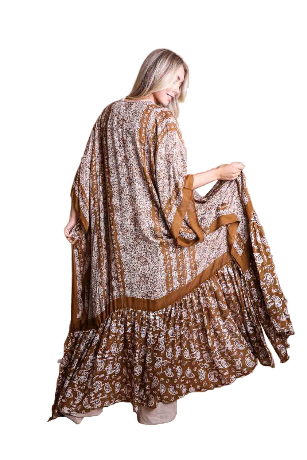 Paisley Free Flow Kimono