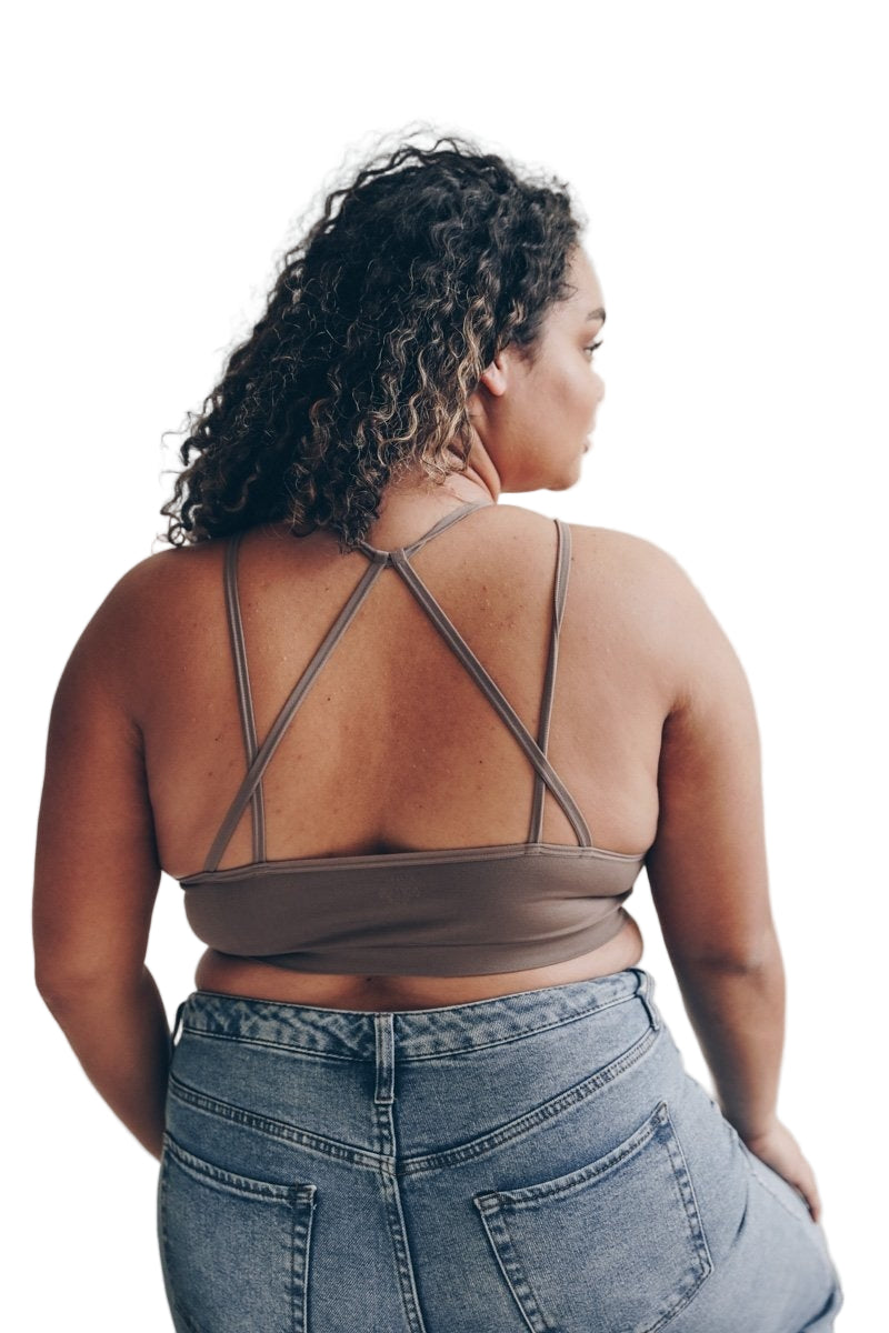 Plus Cutout Seamless Bralette