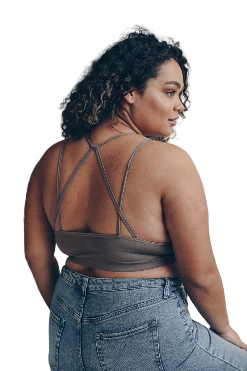 Plus Cutout Seamless Bralette