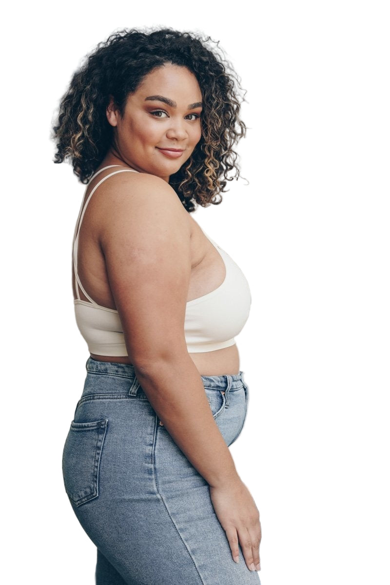 Plus Cutout Seamless Bralette