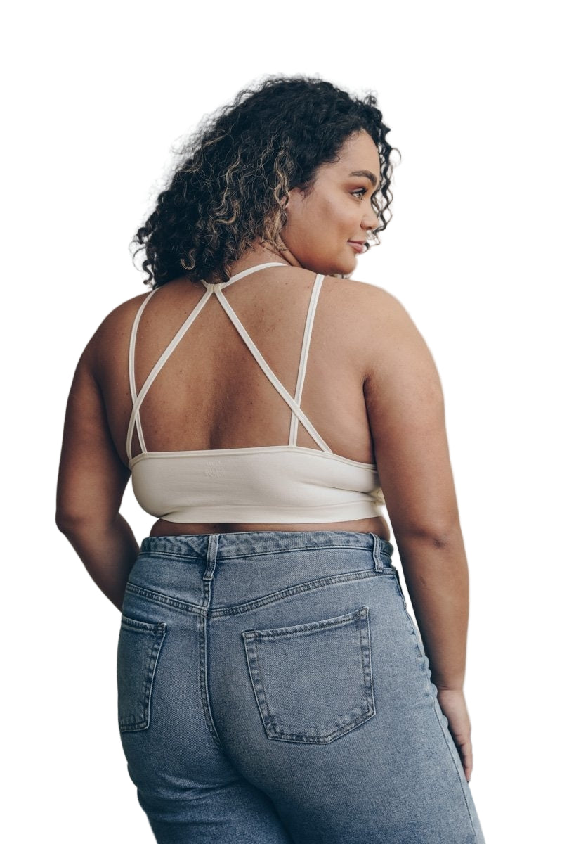 Plus Cutout Seamless Bralette