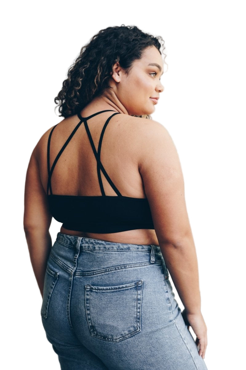 Plus Cutout Seamless Bralette