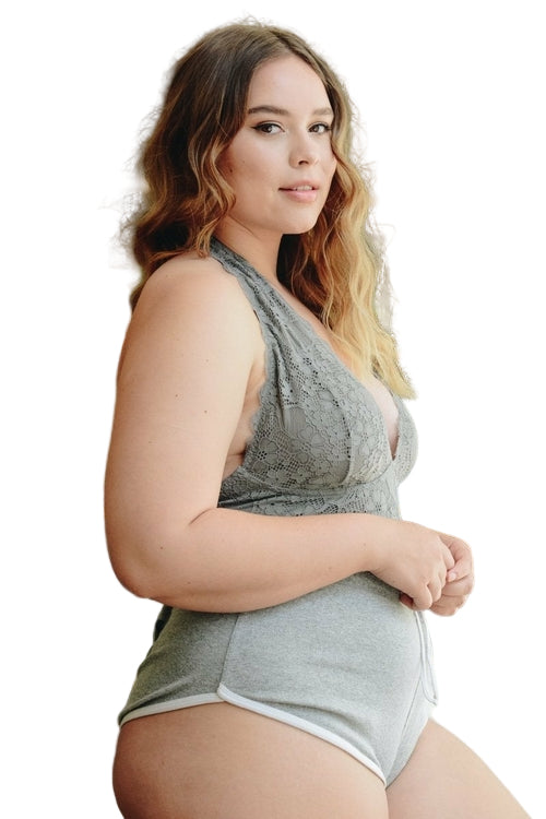 Plus Halter Top Bralette