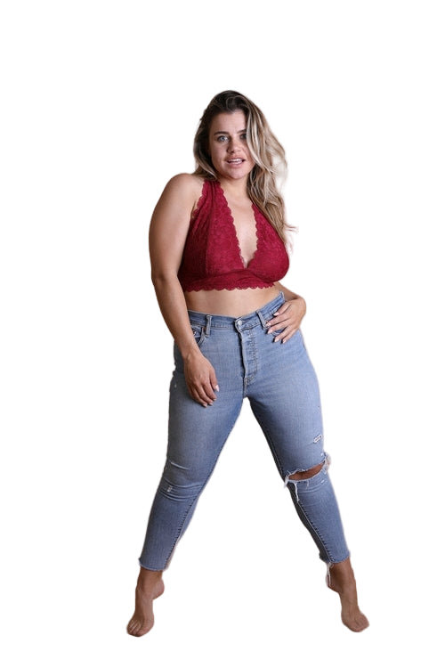 Plus Halter Top Bralette