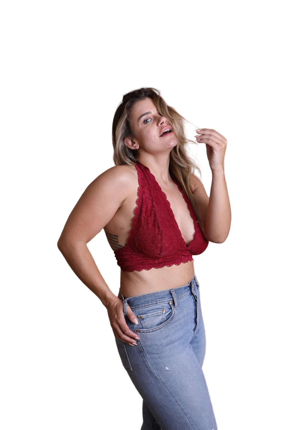 Plus Halter Top Bralette