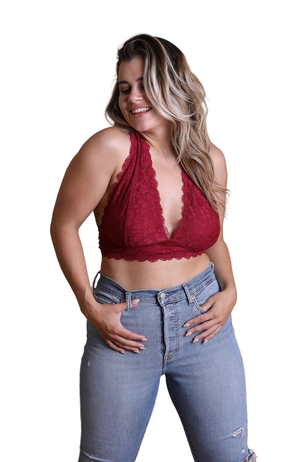 Plus Halter Top Bralette