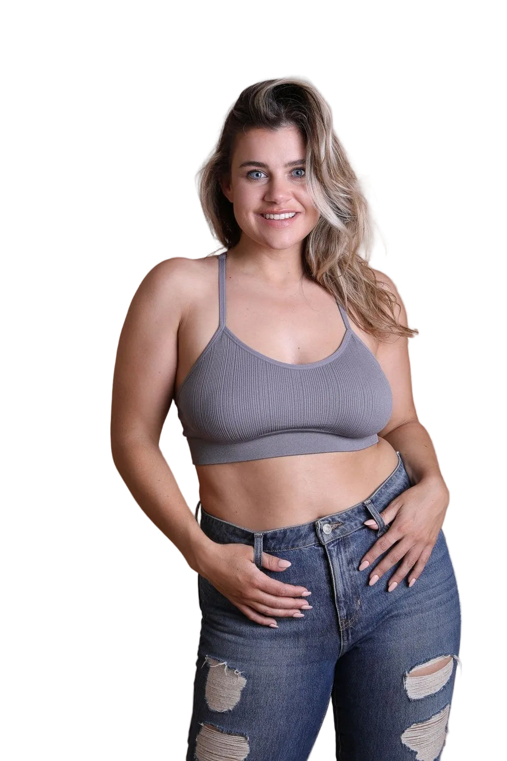 Plus Size Tattoo Back Bralette