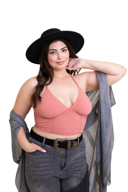 Ruched Bralette Plus