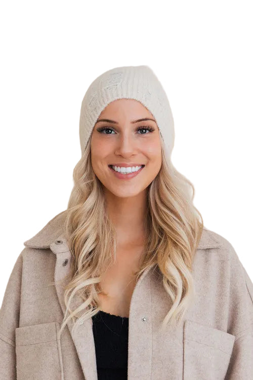 Rugged Edge Distressed Knit Beanie