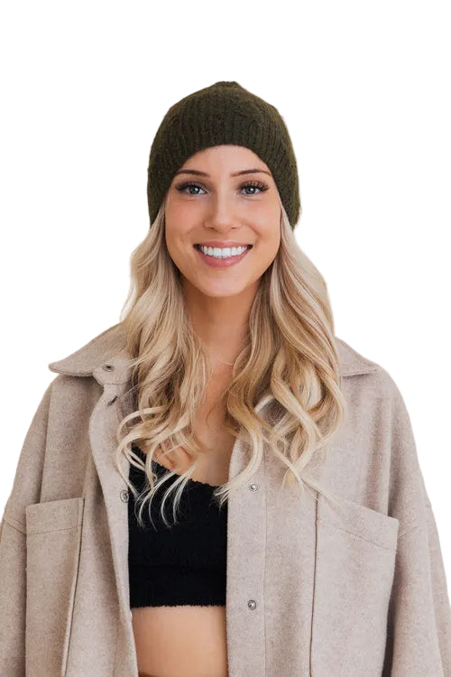 Rugged Edge Distressed Knit Beanie