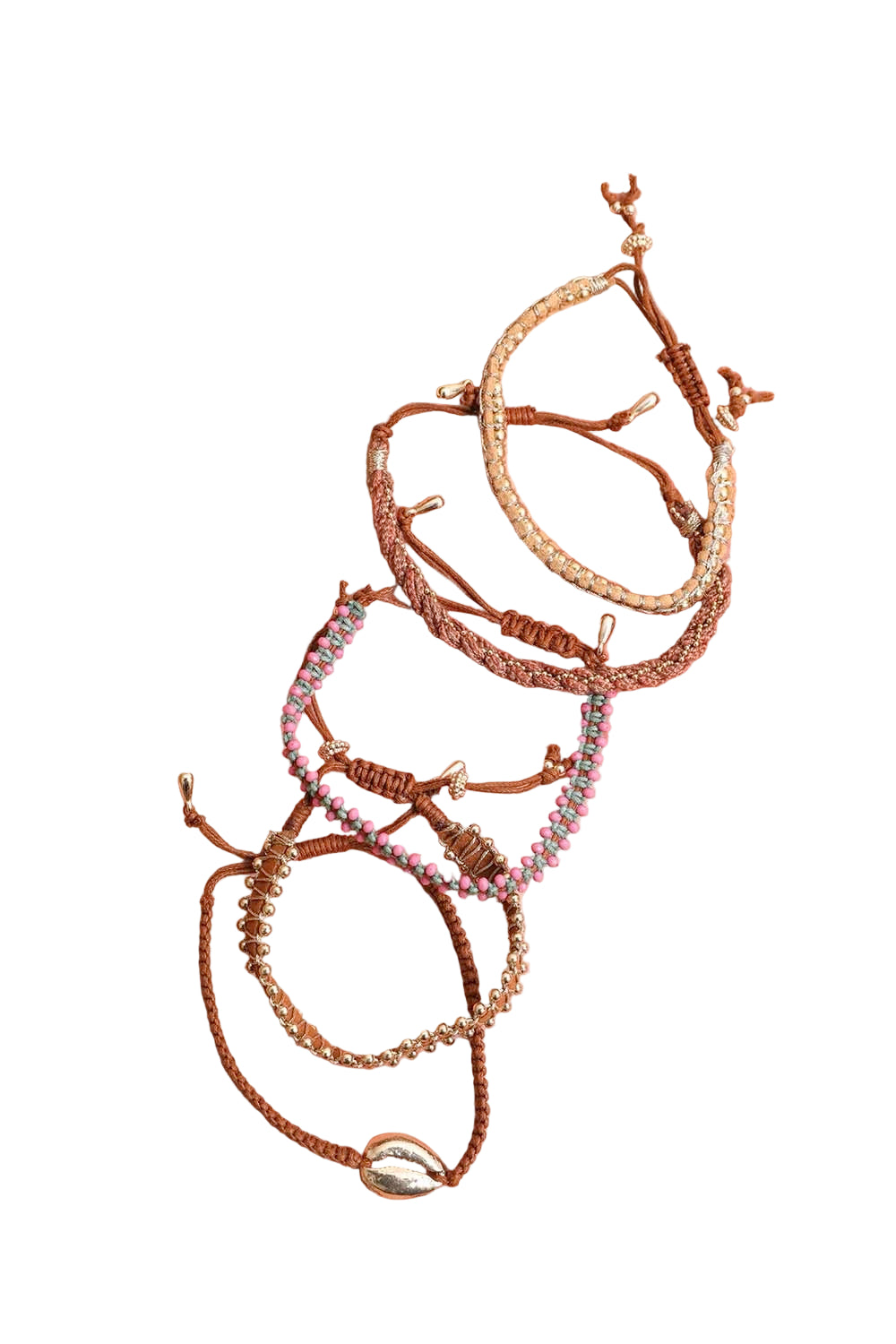 Woven Stackable Beaded Bracelet